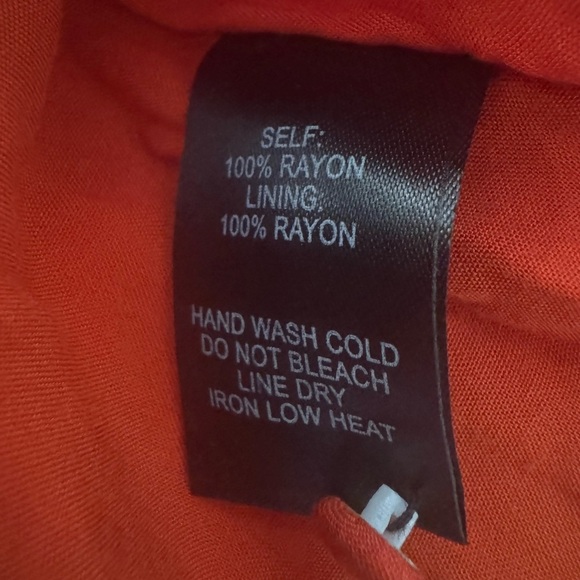 Lulus Bloom On Rust Floral Print Long Maxi Dress w/Side Slit, Red, Size XS - Picture 12 of 16